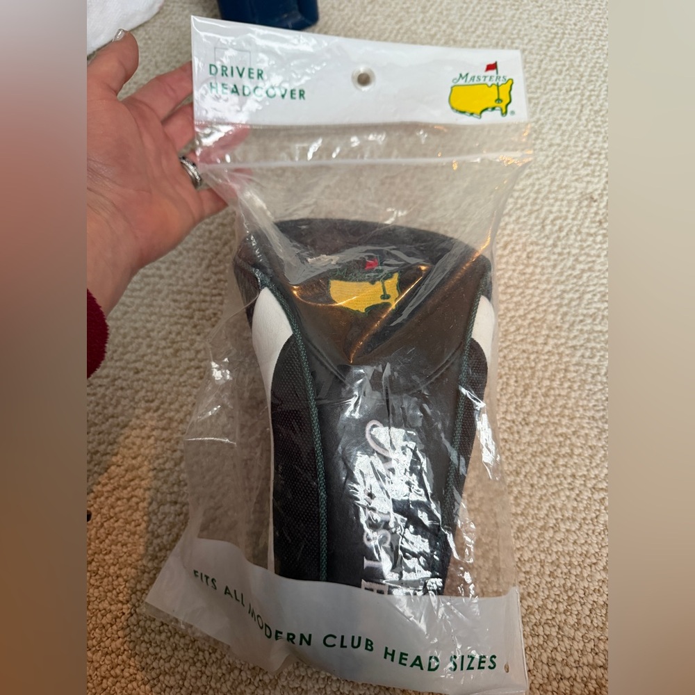Masters Driver golf headcover. Purchased at Augusta National 2022 Masters. NWT
